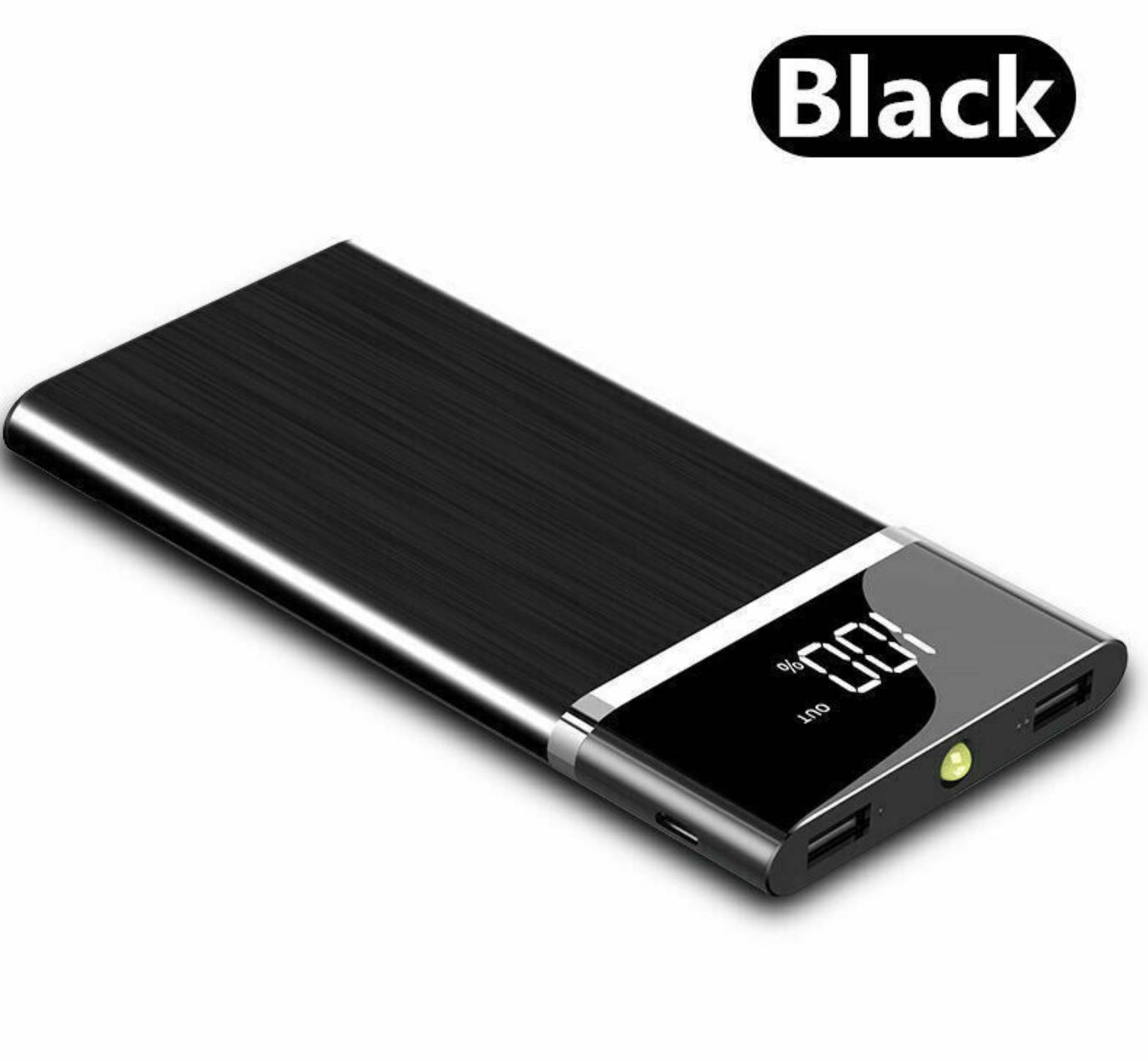 Ultra-thin Portable External Battery Huge Capacity Power Bank 900000mAh Charger