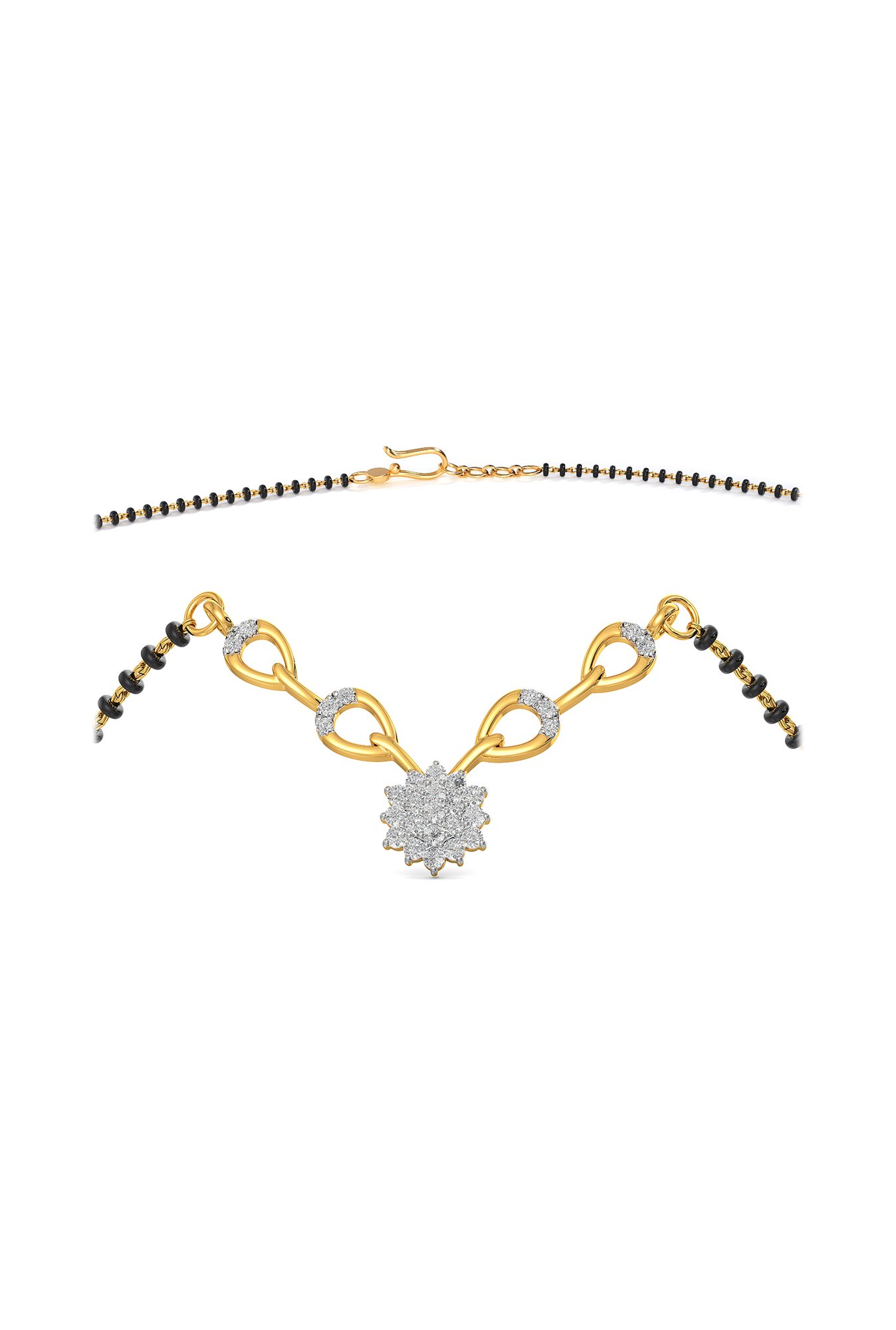Waman Hari Pethe Jewellers 18k Gold & Diamond Mangalsutra for Women