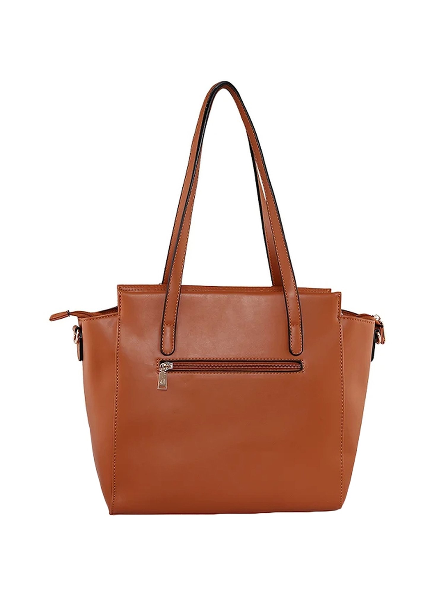 Giordano Blossoms 2020 Brown Textured Medium Shoulder Handbag