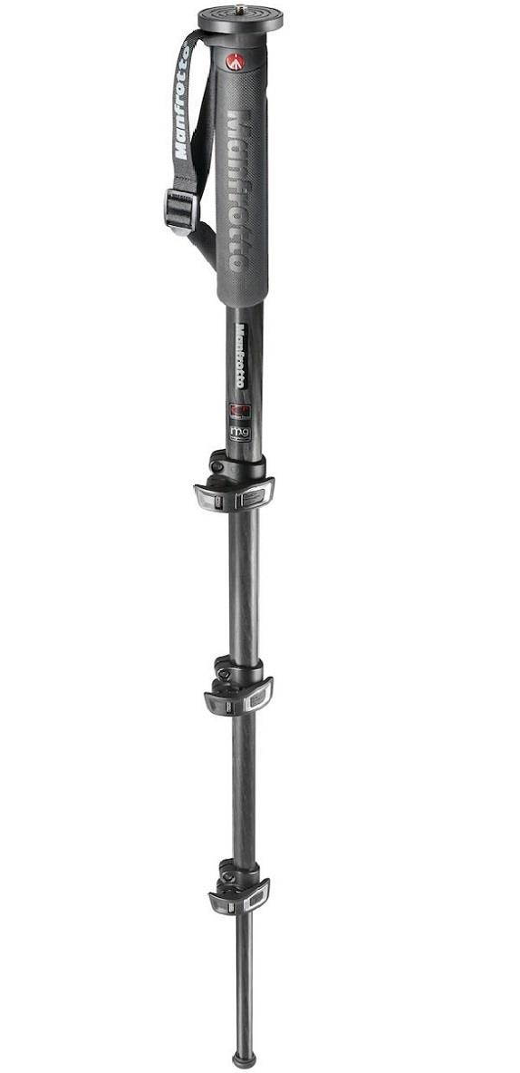 Manfrotto Xpro Monopod Plus Carbon Fiber 4 Section