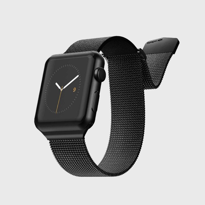X-Doria Hybrid Mesh Band for 42mm Apple Watch - Black/Black