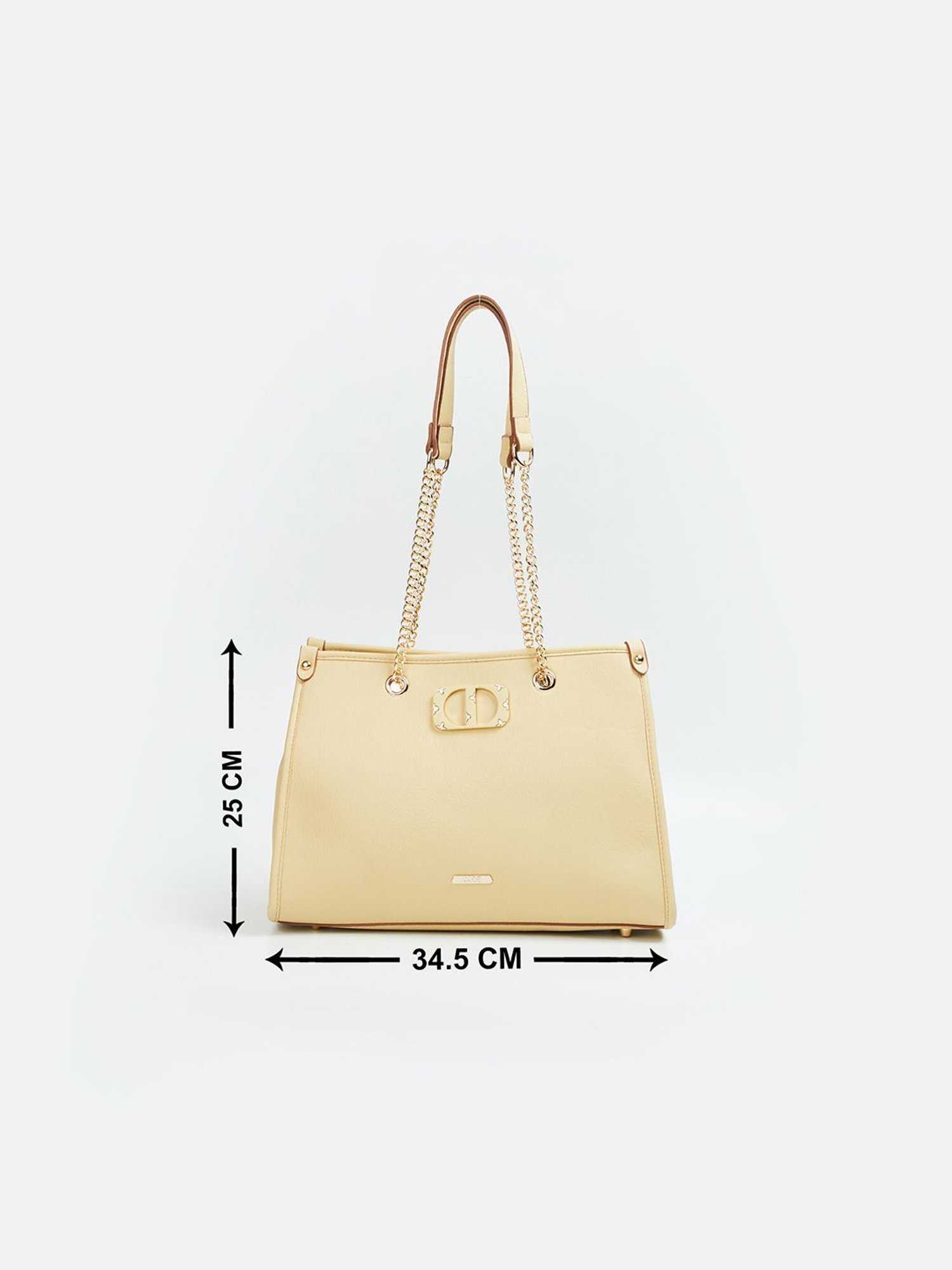 Code by Lifestyle Yellow Shoulder Bag