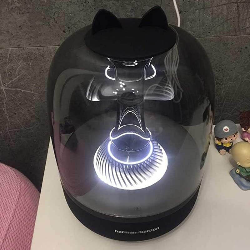 Kardon Speaker Antidust Cover Silicone Lip for Kardon Soundsticks II III and Aura Studio 1 2 Bluetooth Transparent Speaker System Cat Black