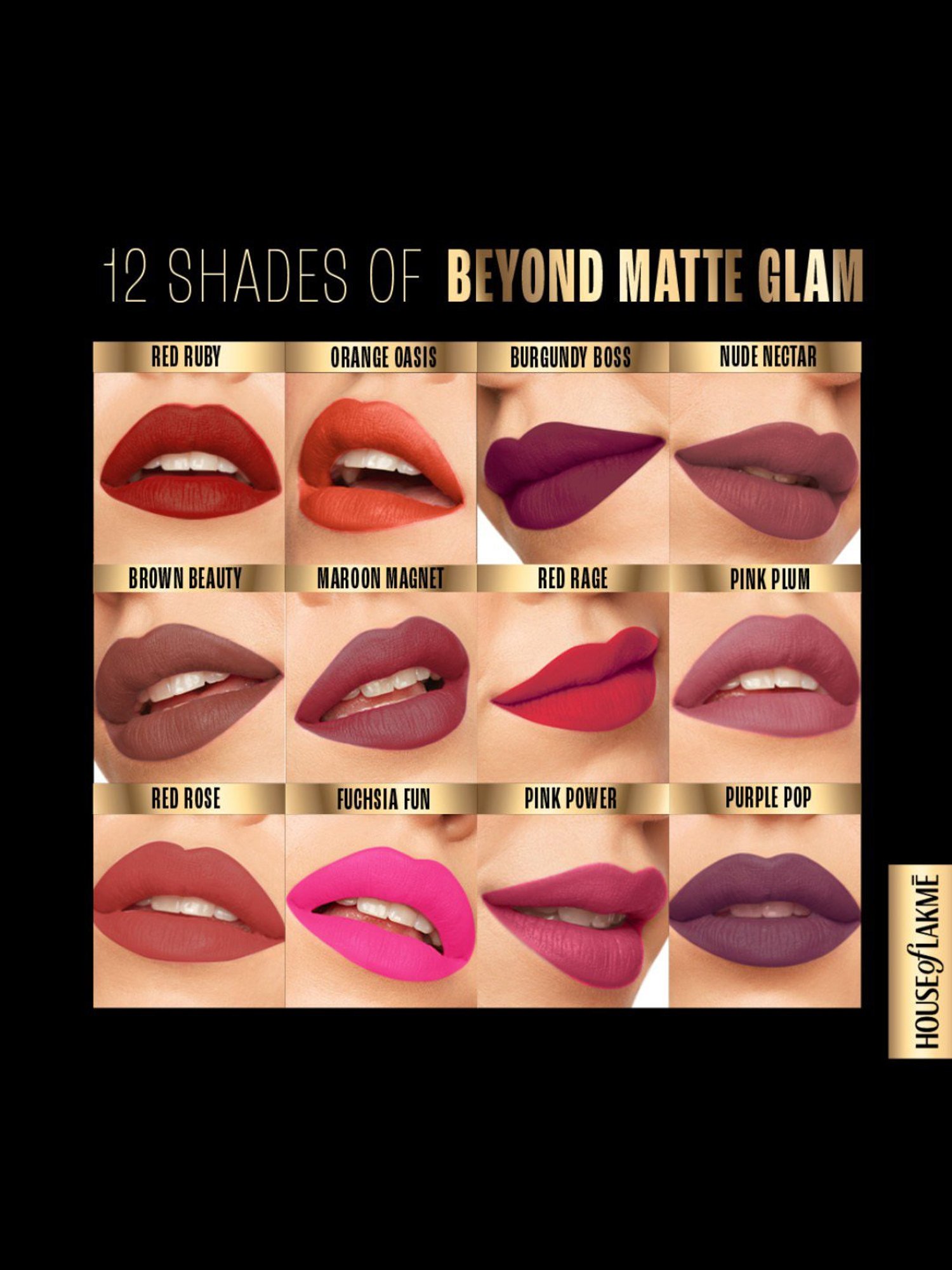 Lakme Absolute Beyond Matte Lipstick Fuchsia Fun - 3.4 gm