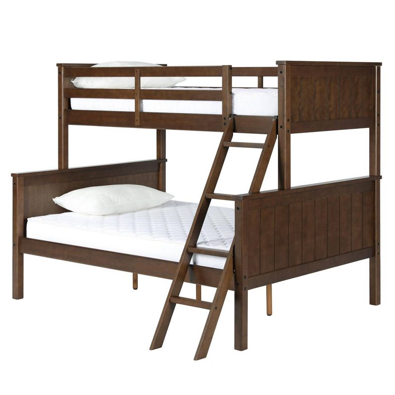 Twin over Full Roscoe Bunk Bed Mocha - Dorel Living