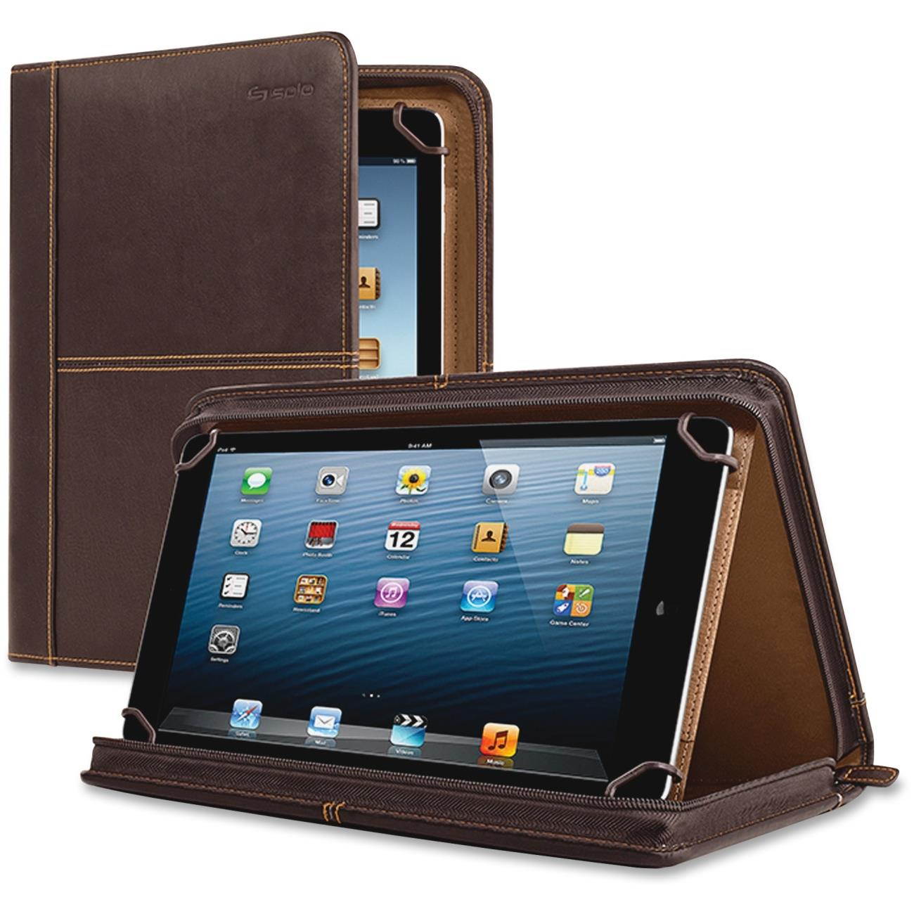 SOLO Universal Fit Vintage Leather Tablet/eReader Padfolio