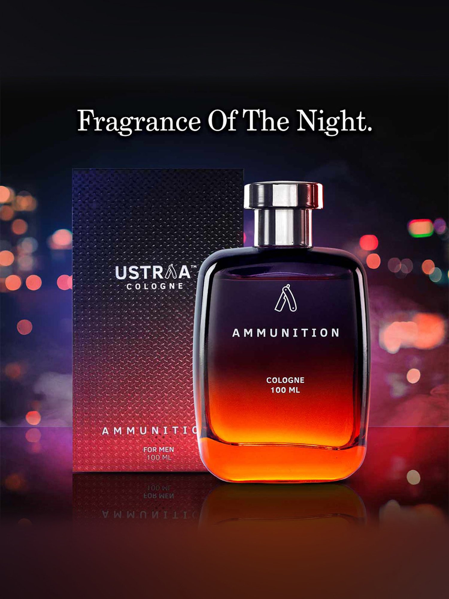 Ustraa Barood Eau De Parfum & Ammunition Cologne - Set of 2