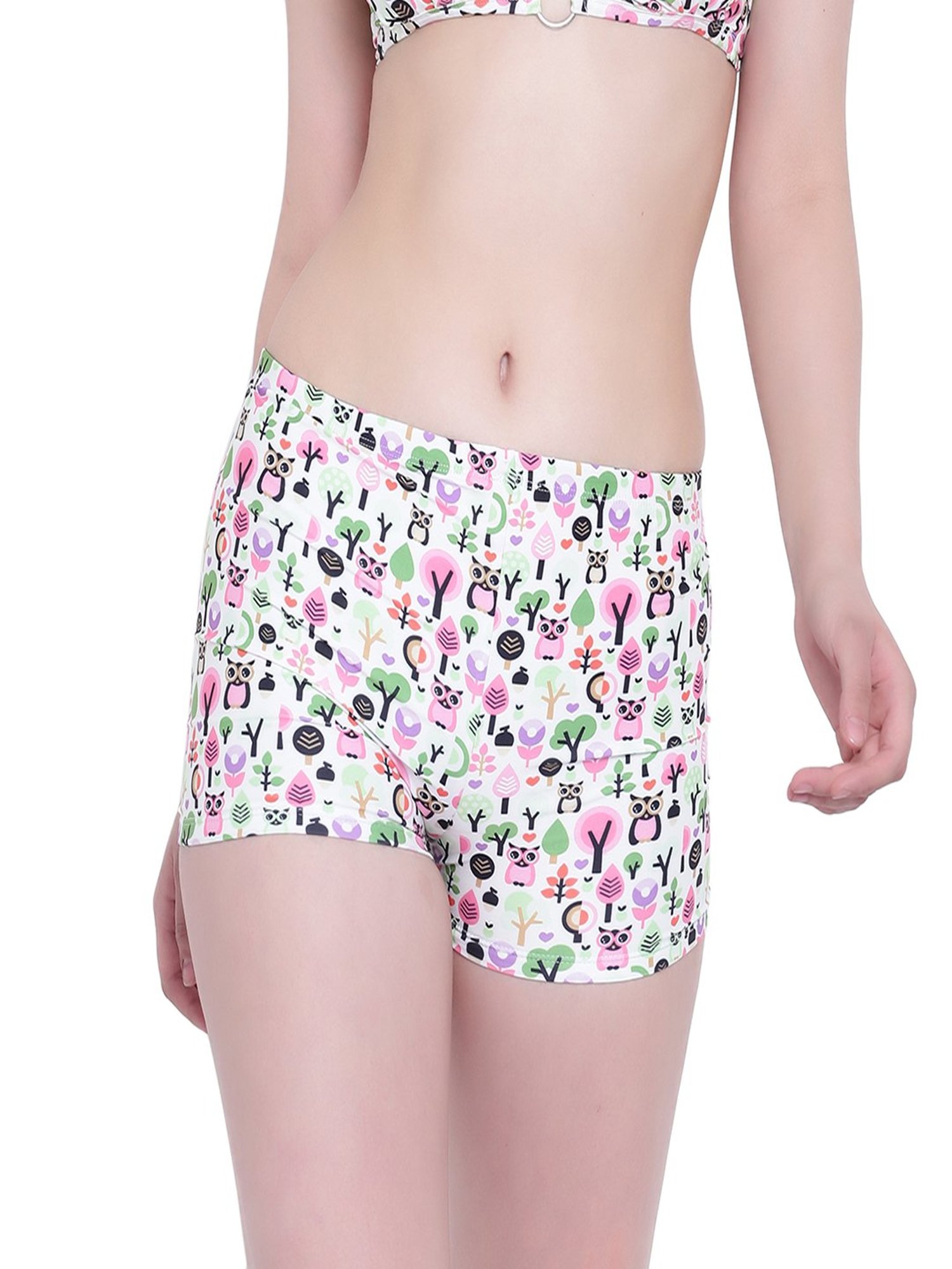 La Intimo Multicolor Printed Boyshorts