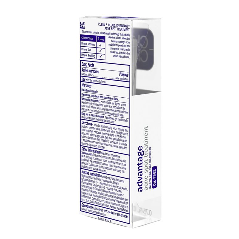 Clean & Clear Advantage Spot Treatment with Witch Hazel - .75 fl oz