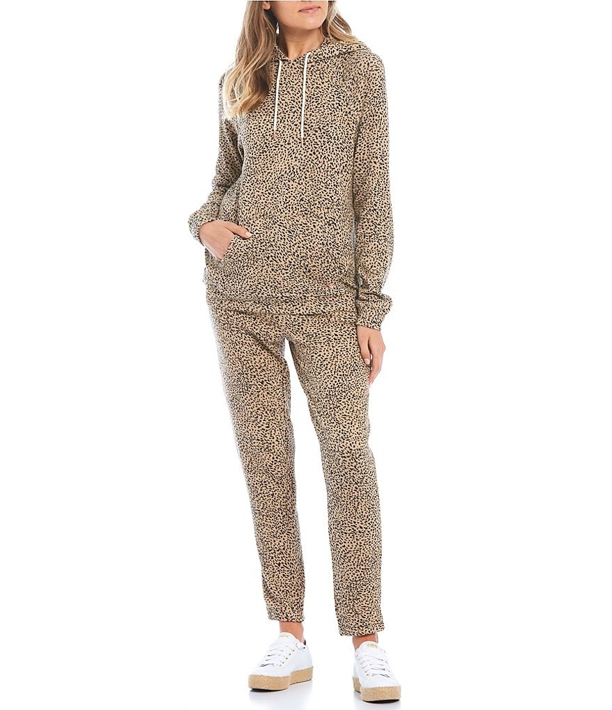 Volcom Coordinating Animal Print Lil Fleece Pants