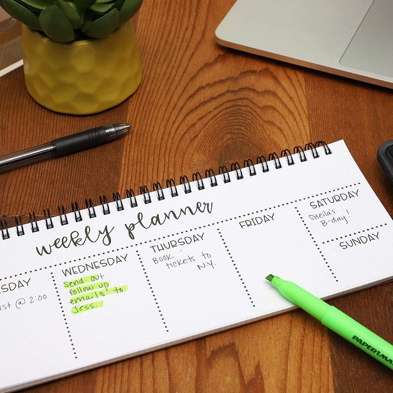 2021-22 Academic Planner 8.5" x 11" Flexible Cover Weekly/Monthly Wirebound Rose - The Home Edit