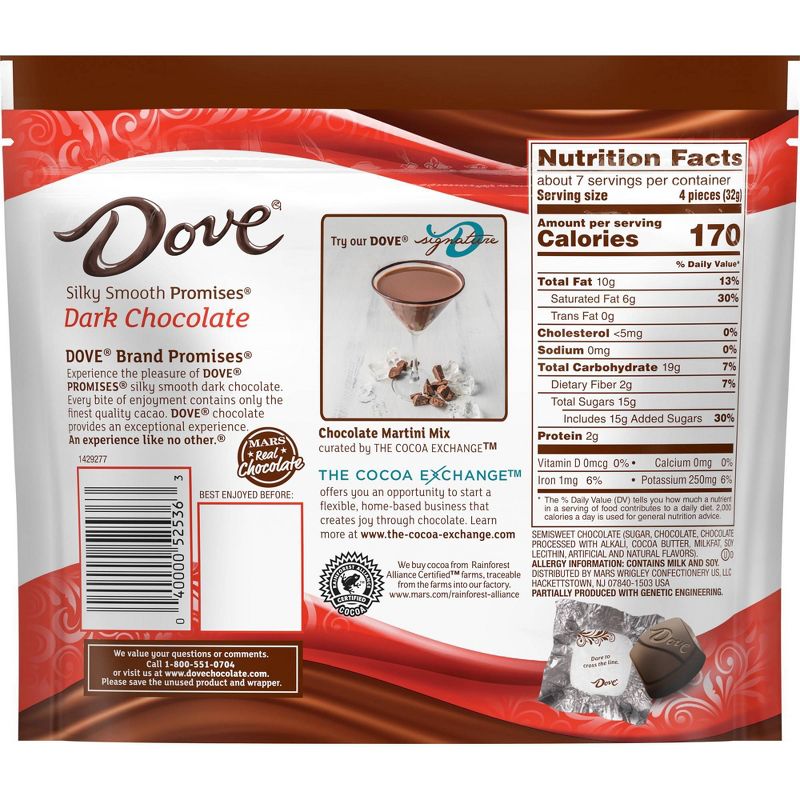 Dove Promises Dark Chocolate Candies - 9oz