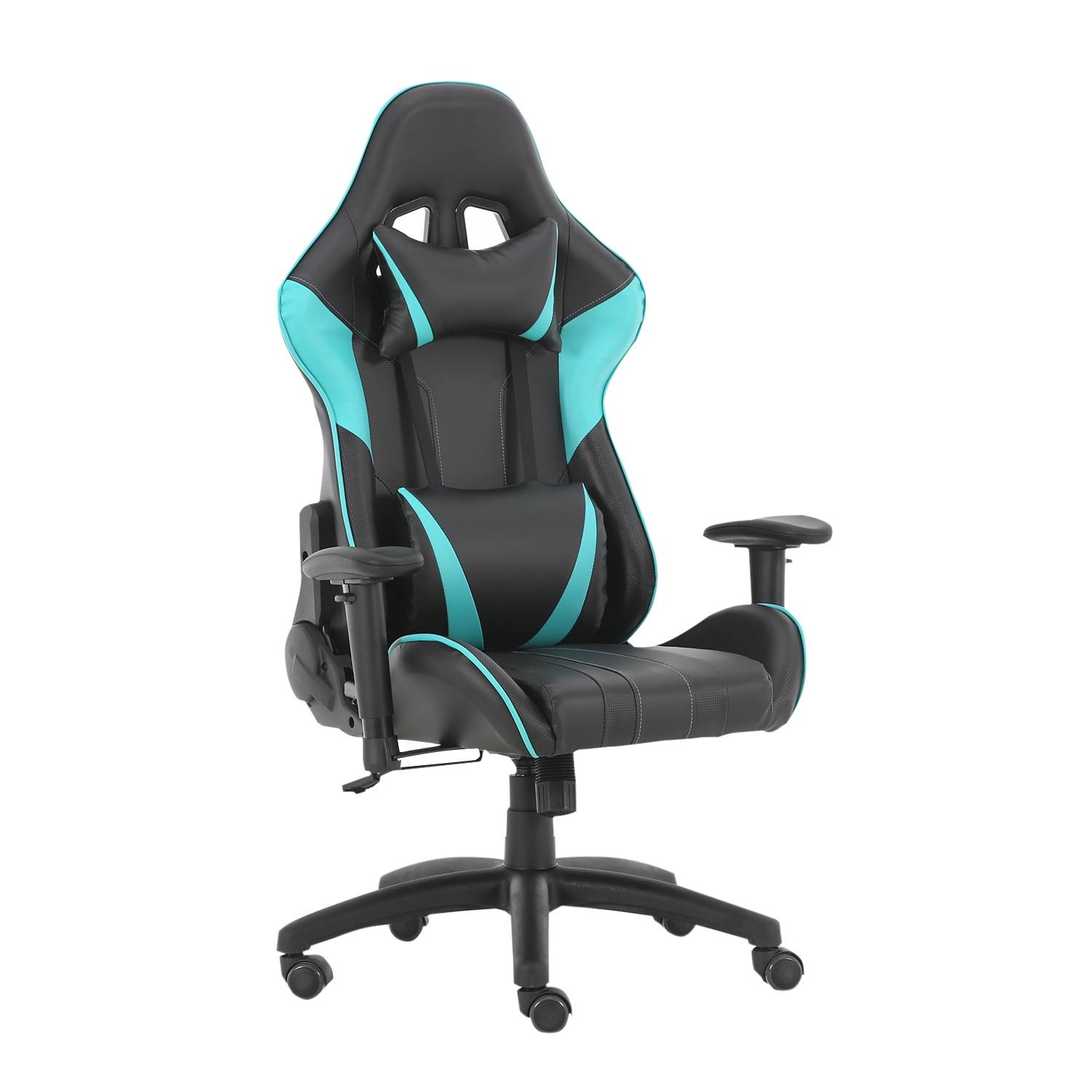 High Back Swivel Chair Racing Gaming Chair Office Chair with Headrest & Lumbar Pillow