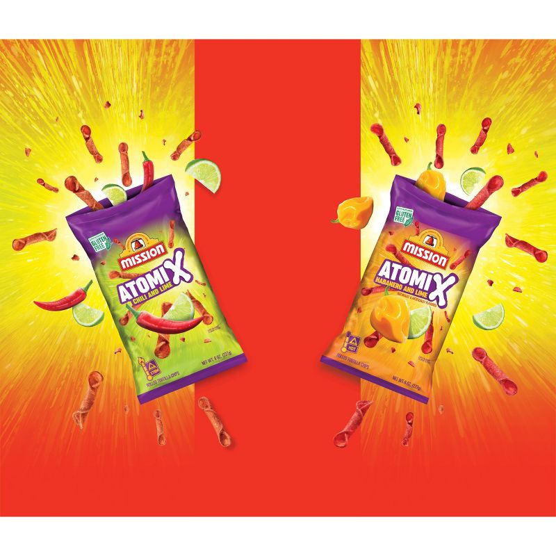 Mission AtomiX Chips Habanero and Lime  - 8oz