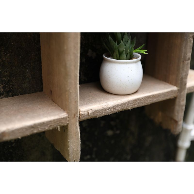Vintiquewise Rustic Wooden Floating Shelf