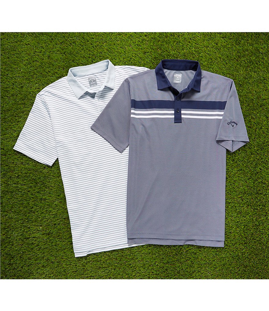 IBKUL Long-Sleeve IceFil&reg; Polo Shirt