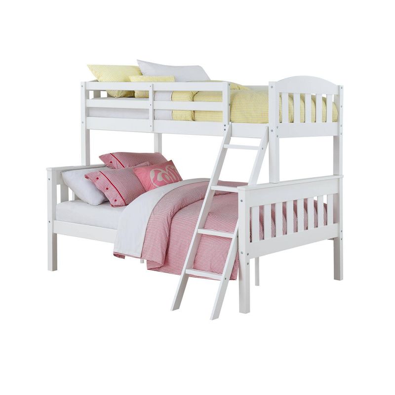 Twin Over Full Ayah Bunk Bed White - Room & Joy