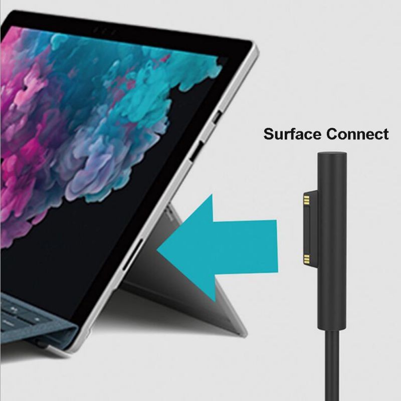 USB-C Type-C to Microsoft Surface Connect PD Cable Fits for Surface Pro 6/5/4/3