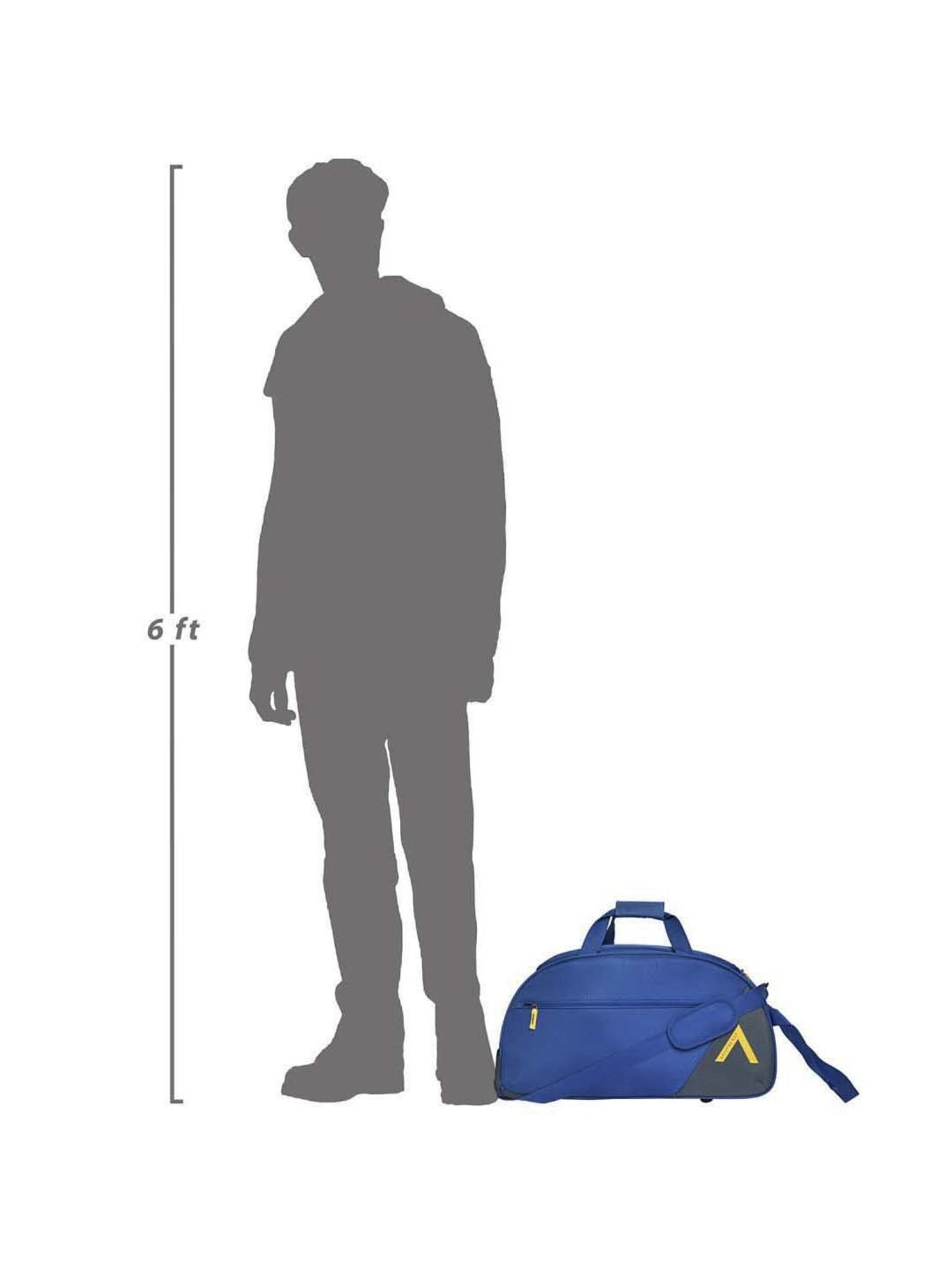 Aristocrat Blue Medium Duffle Bag