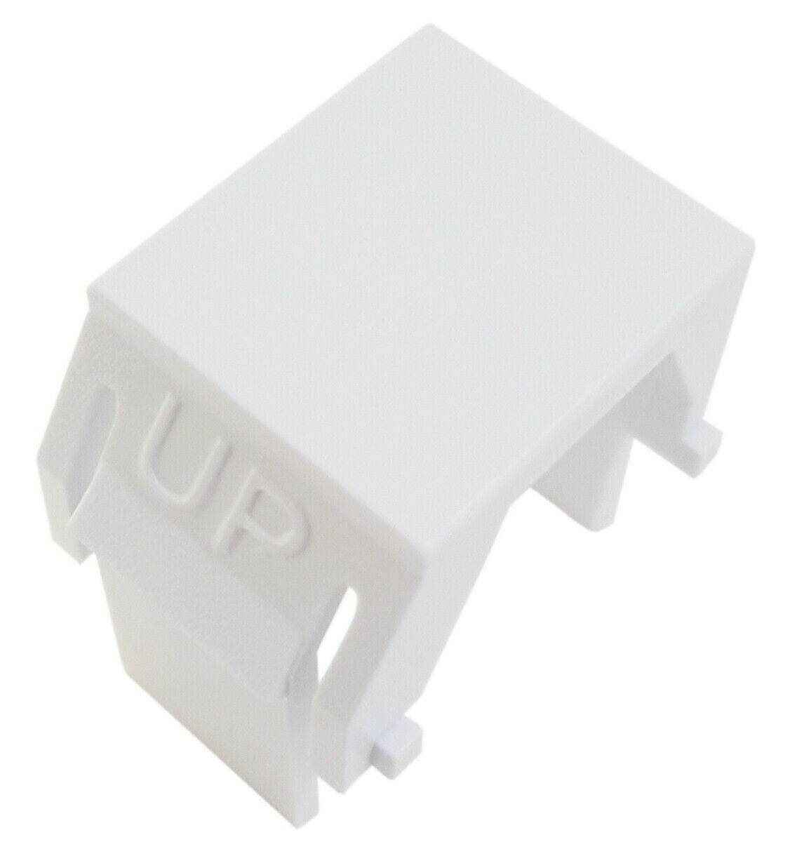 Black Point Products Inc Bt-205 White White Cat-5 Blank Keystone Cover