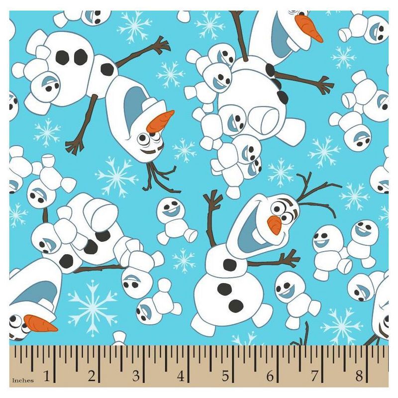 Olaf Snowman Fabric by the Yard