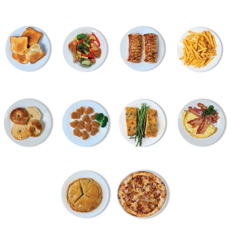 Sengoku SET-G16A(K) HeatMate Graphite Instant Heat Compact Countertop Toaster Oven with 4 Non-Stick Pans for Toasting and Baking, 120 Volt, Black