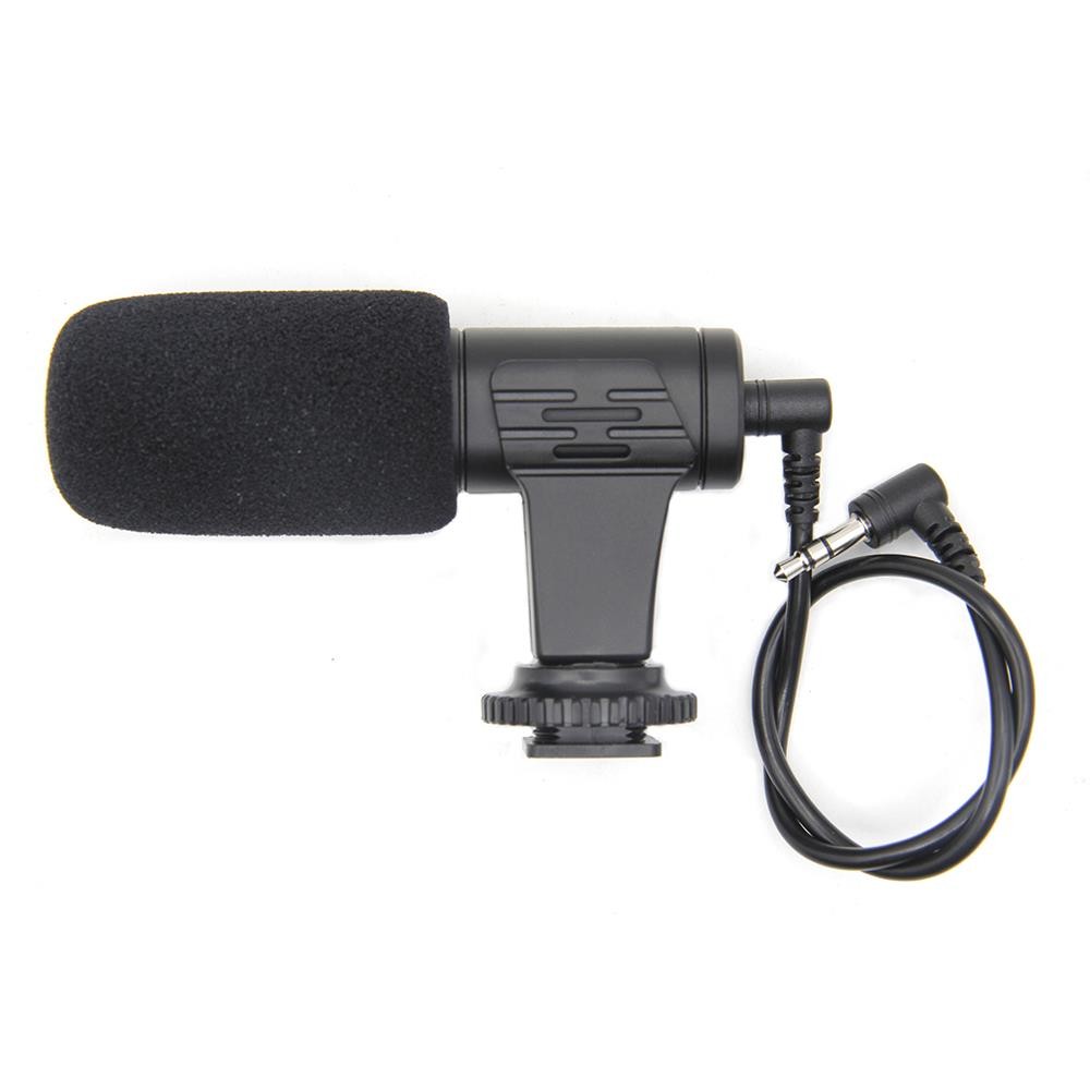 MIC-06 Mini Microphone For Samsung Xiaomi Phones 3.5mm Condenser Mic For DSLR Smart Video Camera Outdoor Interview Microphone