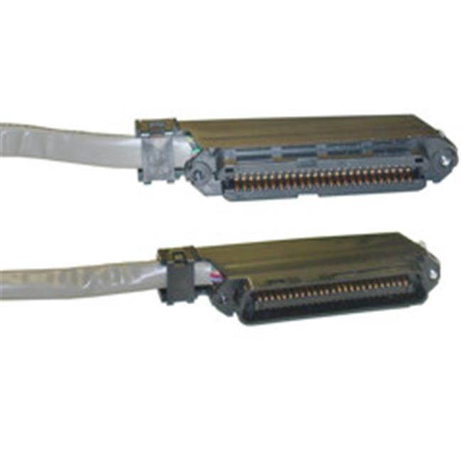 CAT3 25 Pair Male / Female Telco Trunk Cable, 90 degree orientation, 6 ft