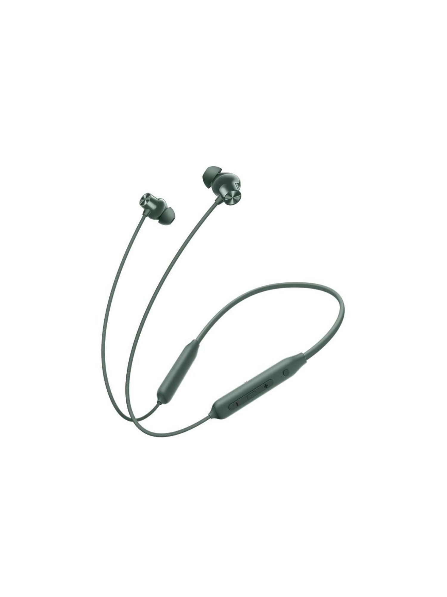 OnePlus Bullets Wireless Z2 ANC Bluetooth in Ear Neckband with Mic, 45dB Hybrid ANC (Grand Green)