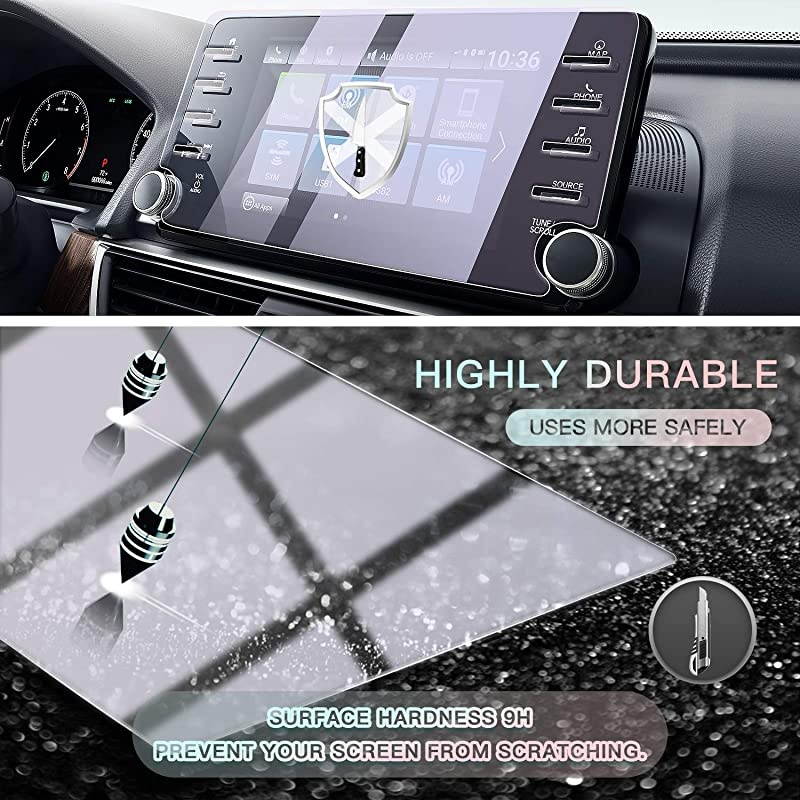 Car Screen Protector Center Control Navigation Touchscreen Protector for 2018 2019 2020 Accord Sport EX EXL Touring Tempered Glass HD Scratch Resistance 8inch Anti Blue Light