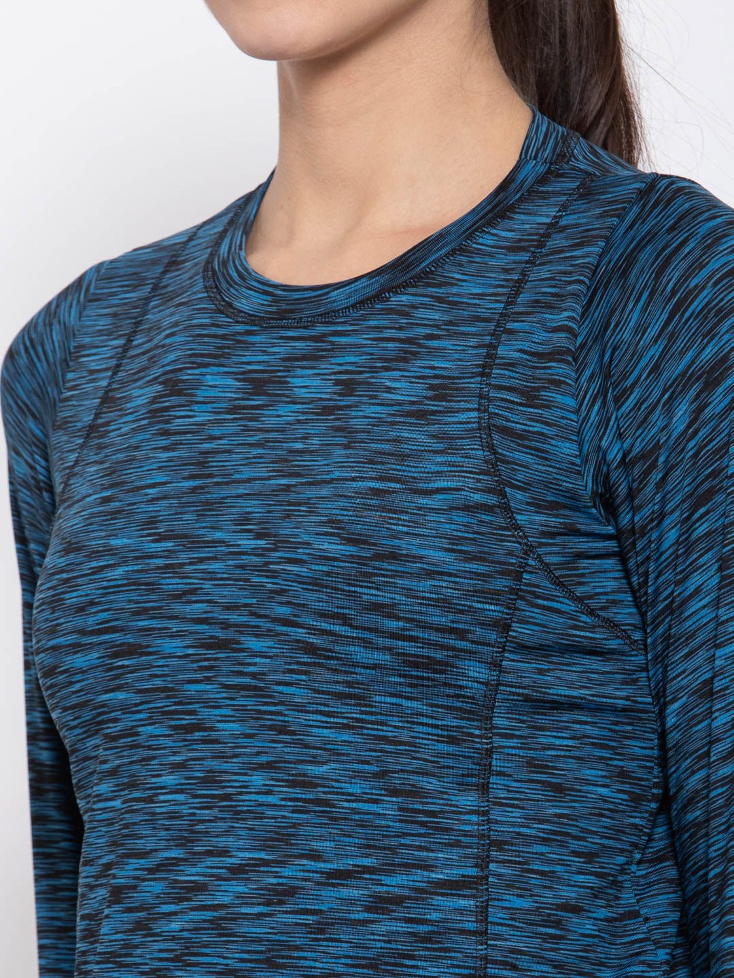 Cukoo Blue & Black Printed Top Capri Set