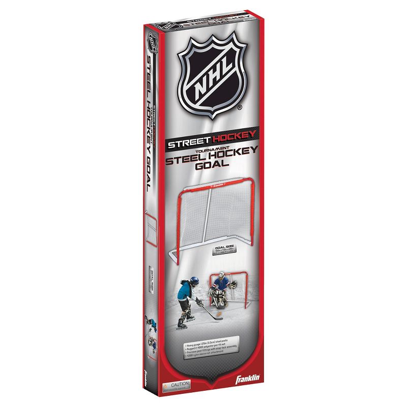 EZ Goal Folding Metal Hockey Goal with Targets - 6' x 4'