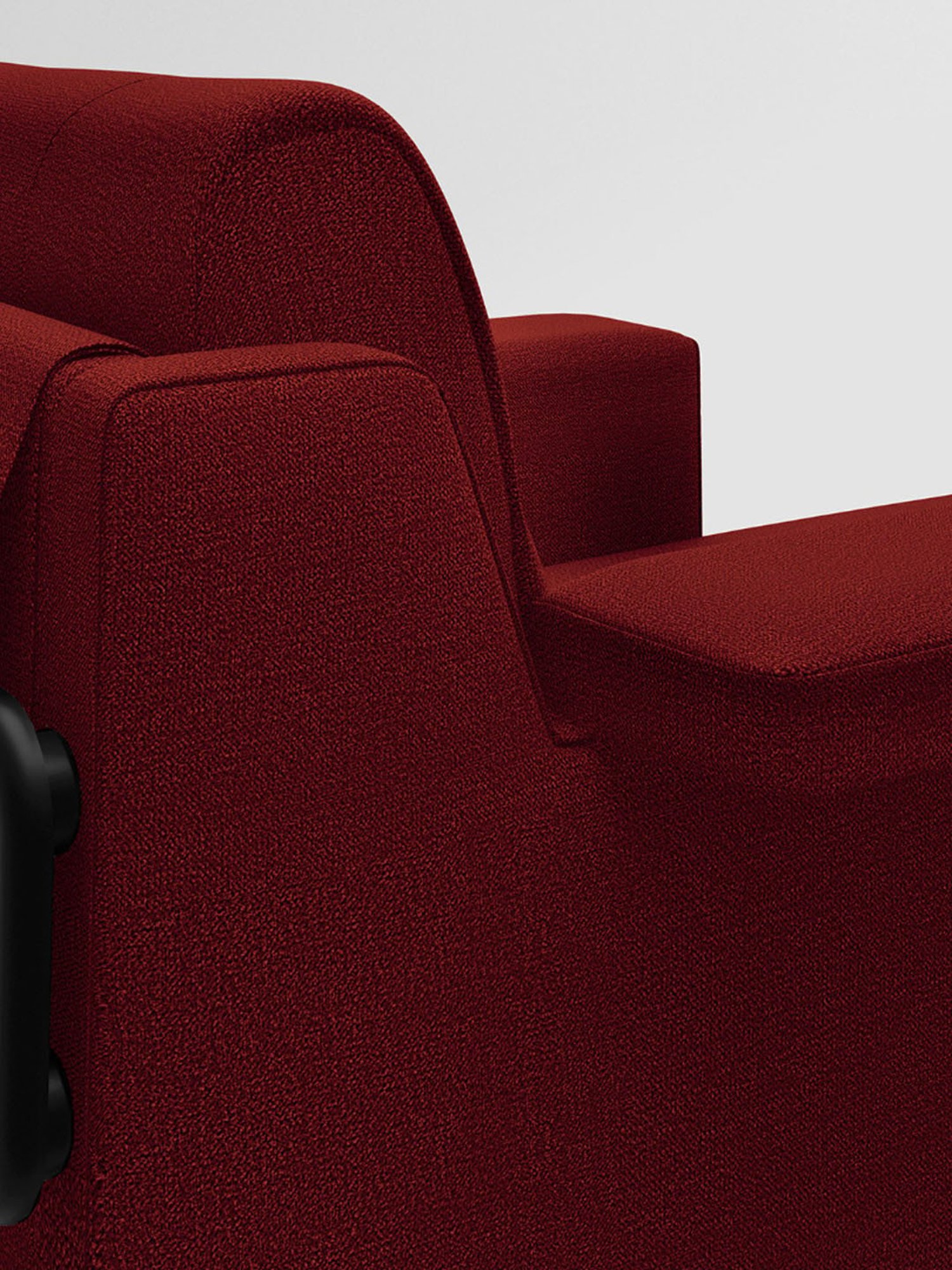 Queen Brady Convertible Sofa with Storage Gray - Serta