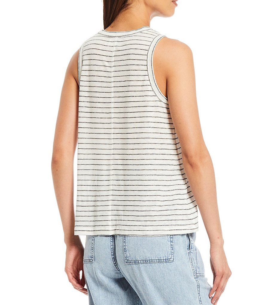 WAYF Double Ruffle V-Neck Peplum Top