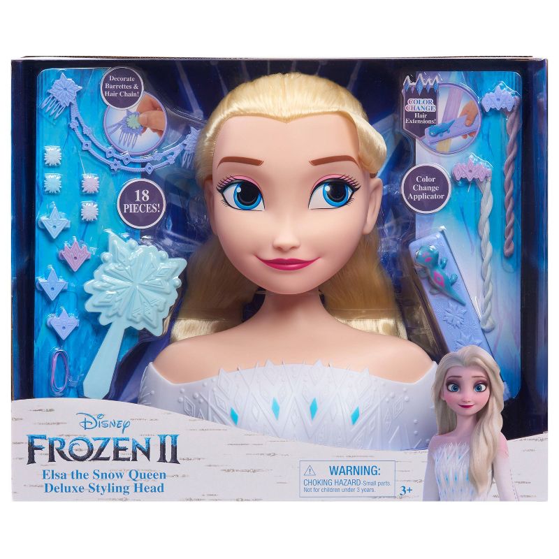 Disney Frozen 2 Deluxe Elsa the Snow Queen Styling Head 17pc