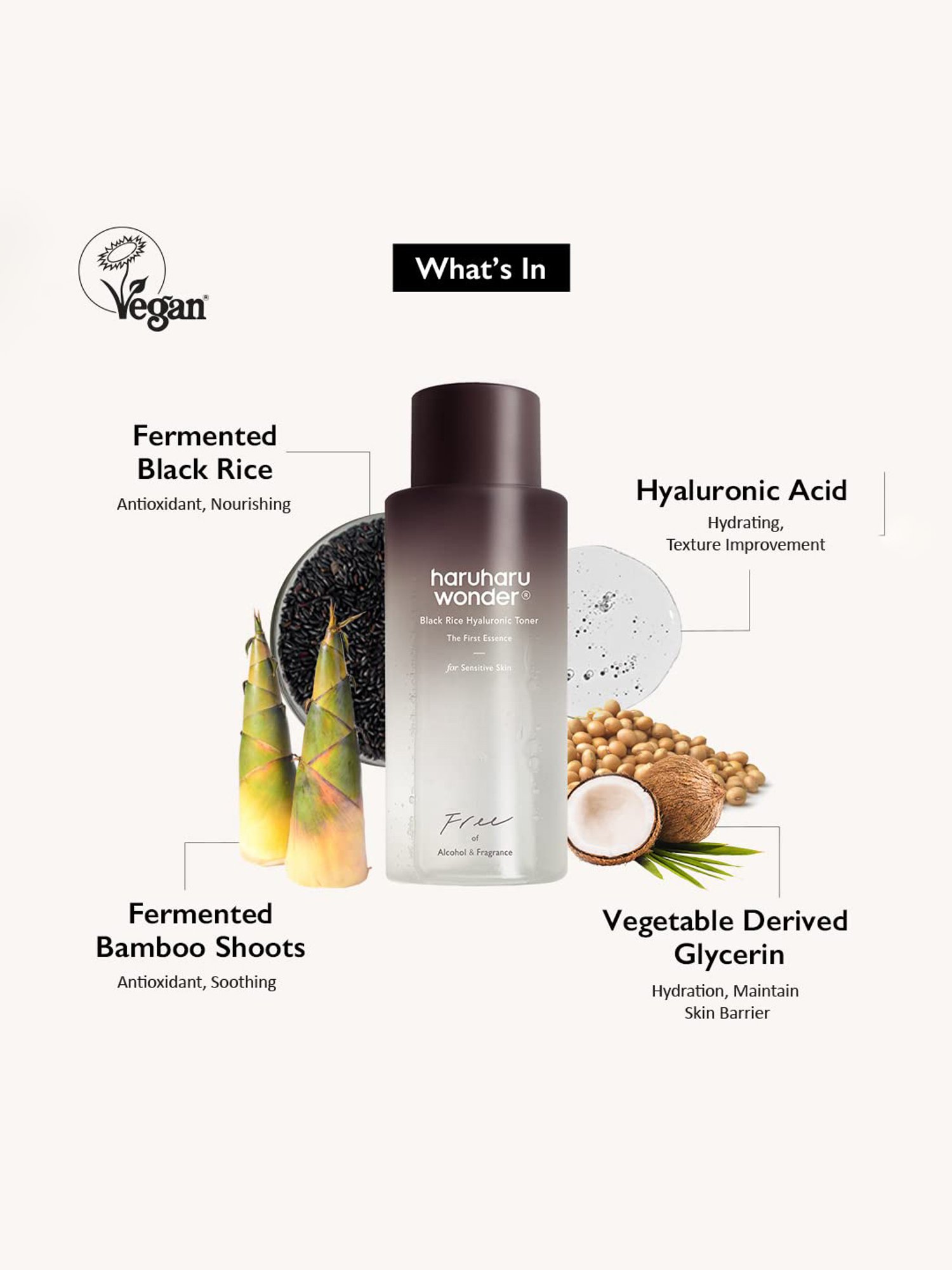 HaruHaru Wonder Hyaluronic Toner For Sensitive Skin - 150 ml