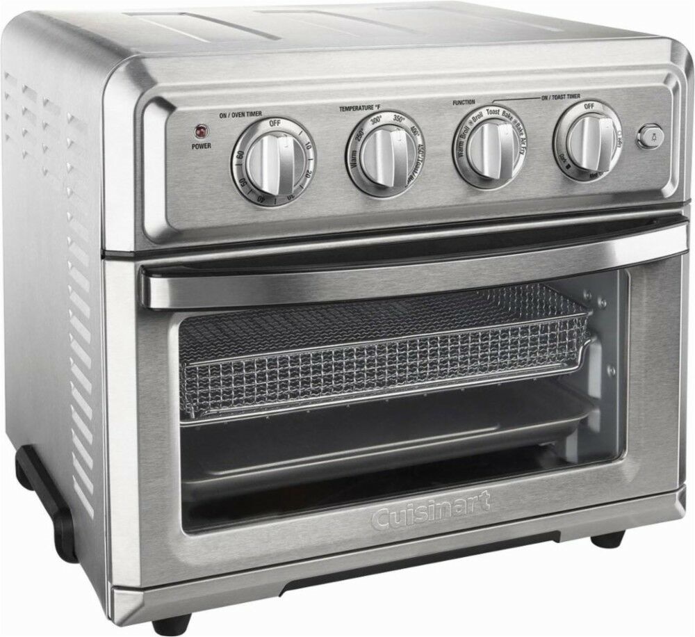 1800W 0.6 Cu.Ft. Electric Air Fryer Toaster Oven - Stainless Steel