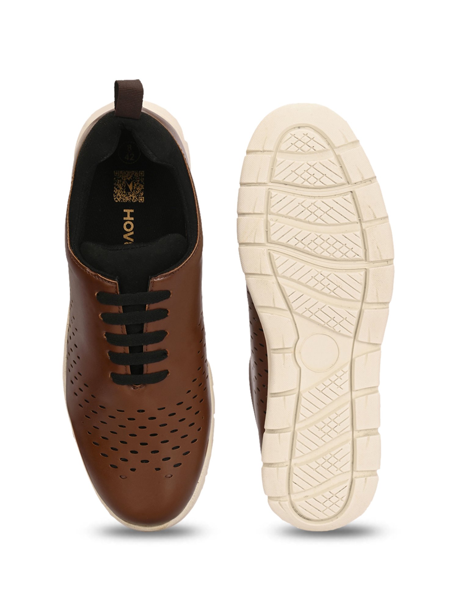 Hoversole Men's Rick Tan Oxford Shoes
