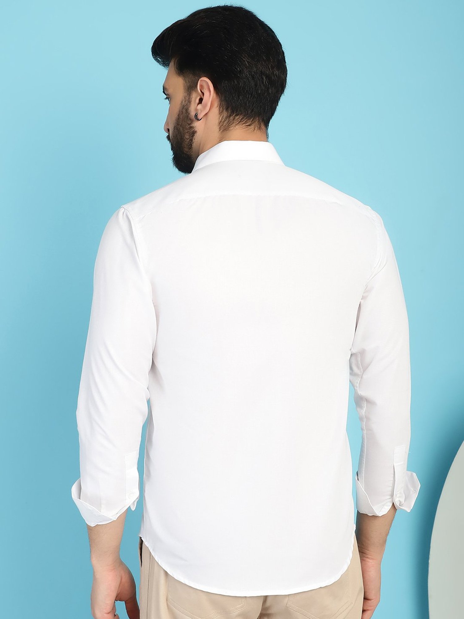 Indian Needle White Regular Fit Shirt