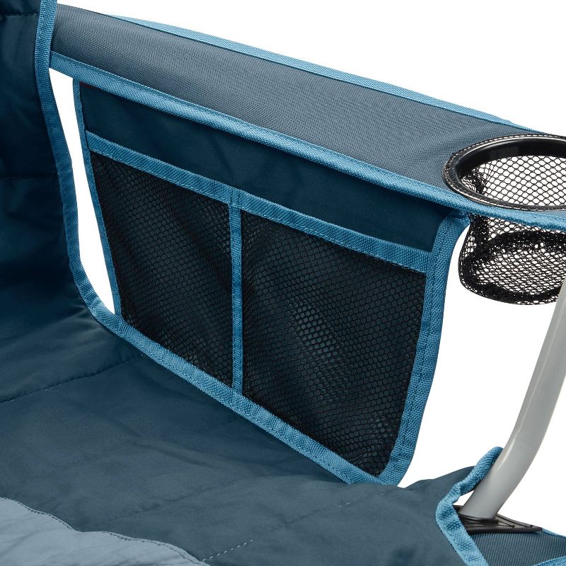 Mac Sports Beach Day Foldable Chaise Lounge Chair & Integrated Pull Cart Combo