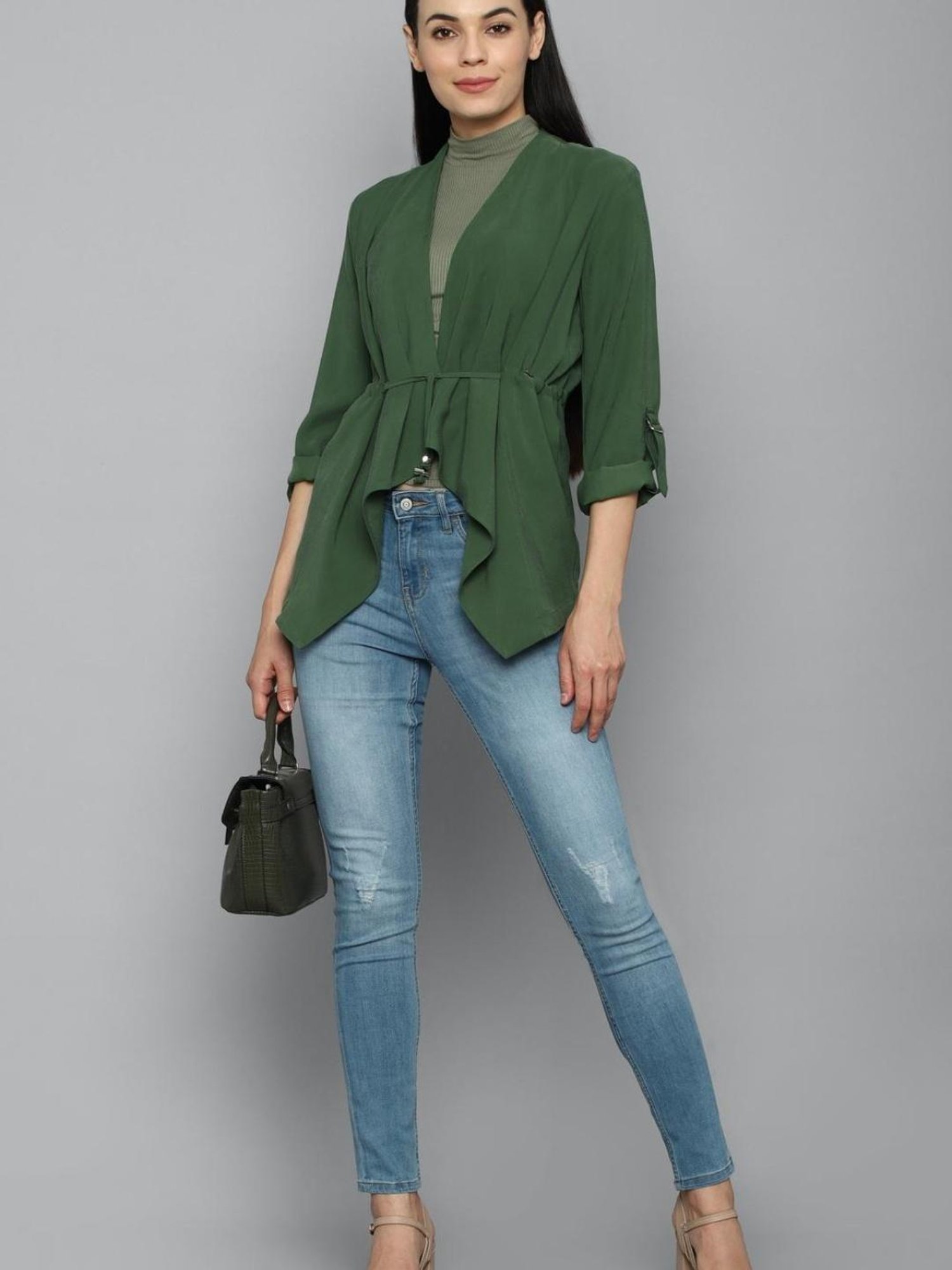 Allen Solly Green Shrug