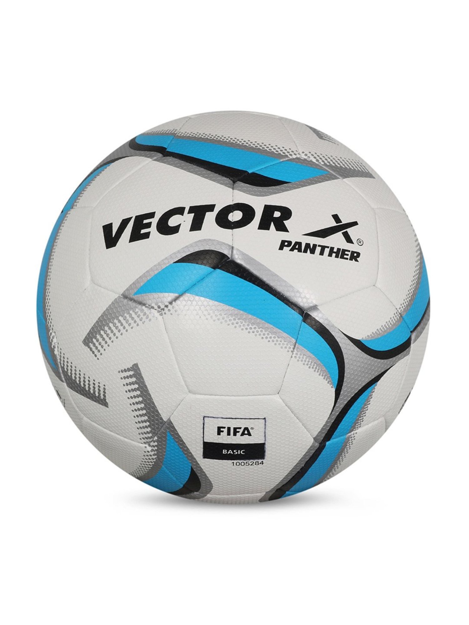 Vector X White & Blue Football - Size 5