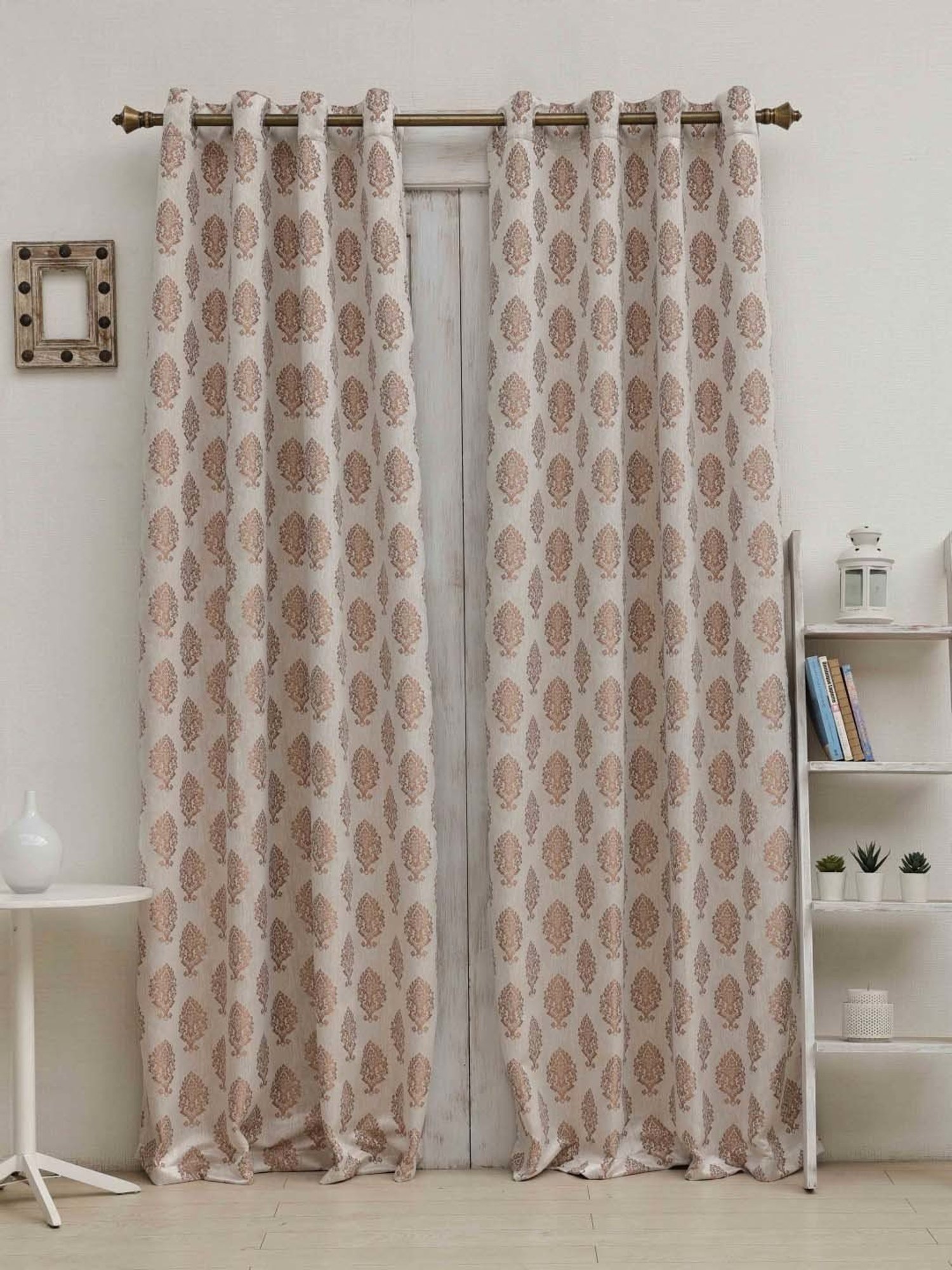 Ariana Sway Roman Coffee Polyester 5ft Window Eyelet Curtain