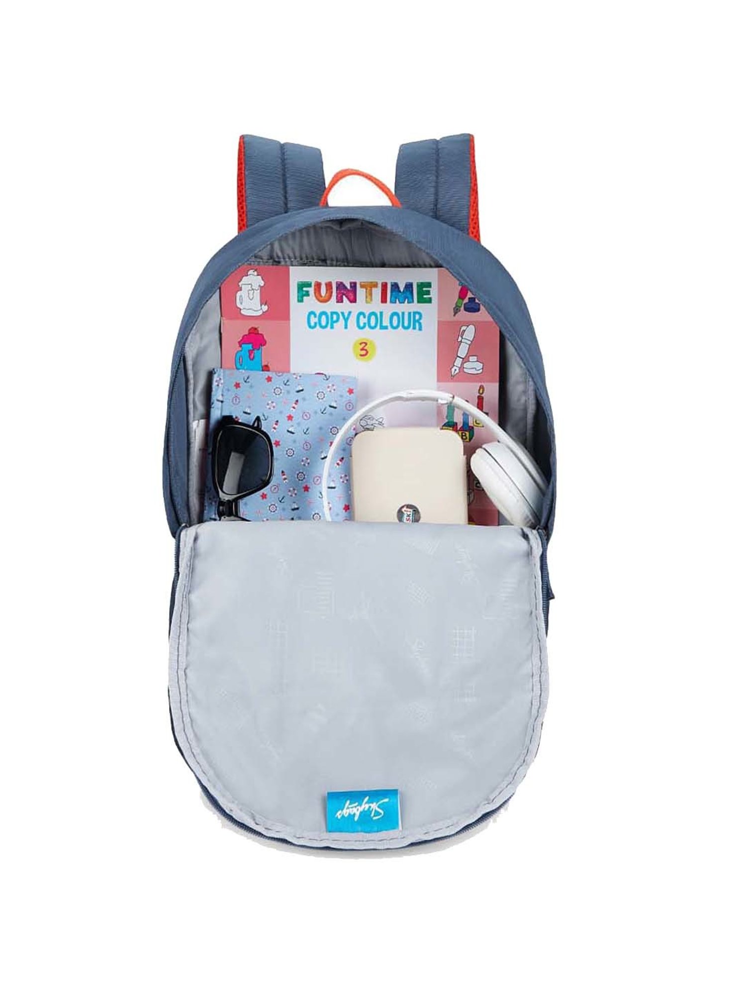 Skybags 17 Ltrs Blue Medium Backpack