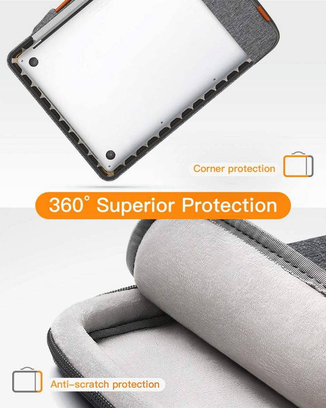 Inateck 14 Inch Laptop Sleeve Case Compatible with 14 Inch Chromebook Notebook Ultrabook, 15 Inch Macbook Pro 2016-2019(A1707/A1990), 15 Inch Surface Laptop3