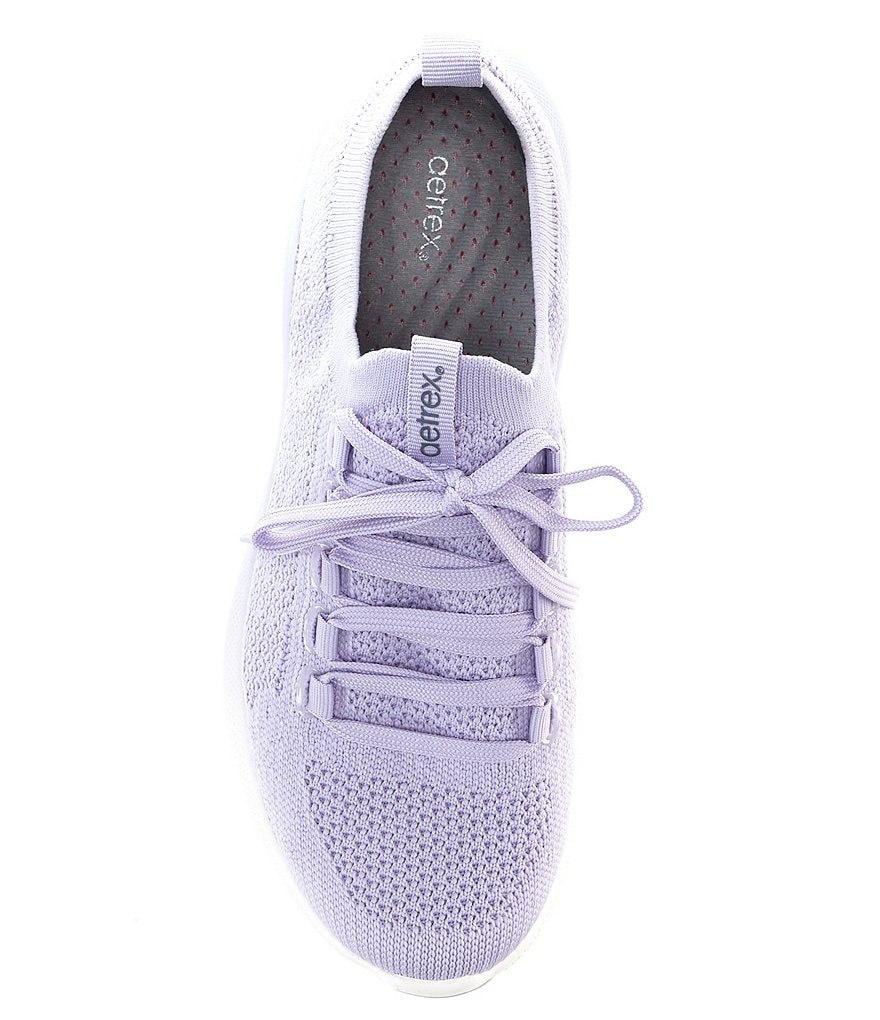 Aetrex Carly Knit Lace-Up Sneakers