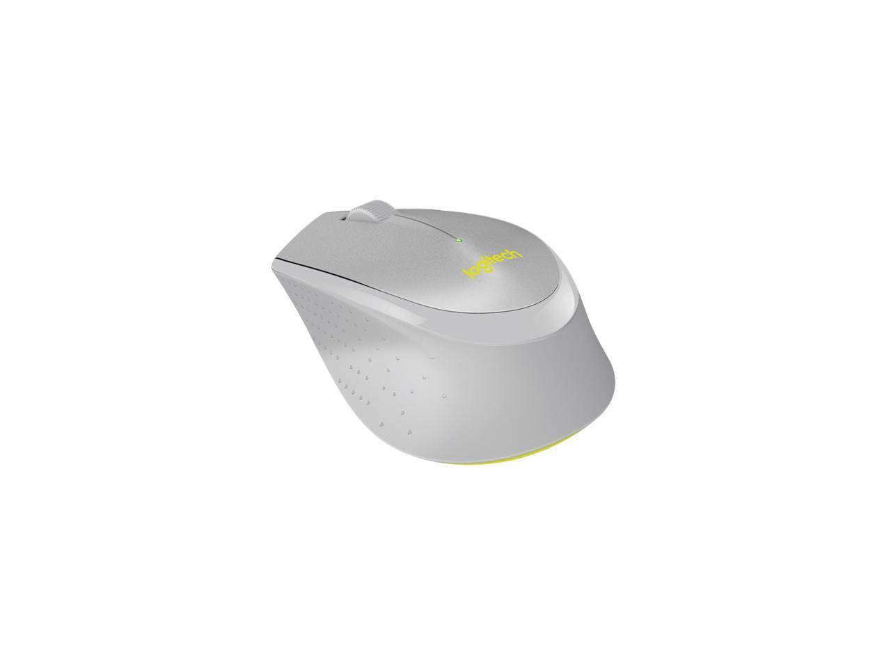 Logitech M330 910-004905 SILENT PLUS Black 3 Buttons 1 x Wheel RF RF Wireless Optical 1000 dpi Mouse - Grey/ Blue/ White/ Black