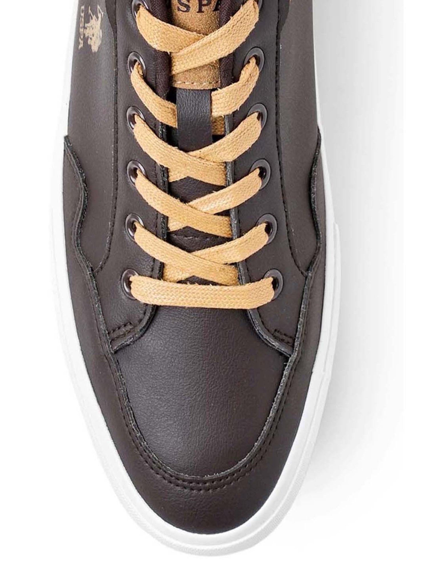 U.S. Polo Assn. Men's HAMPTON Brown Casual Sneakers