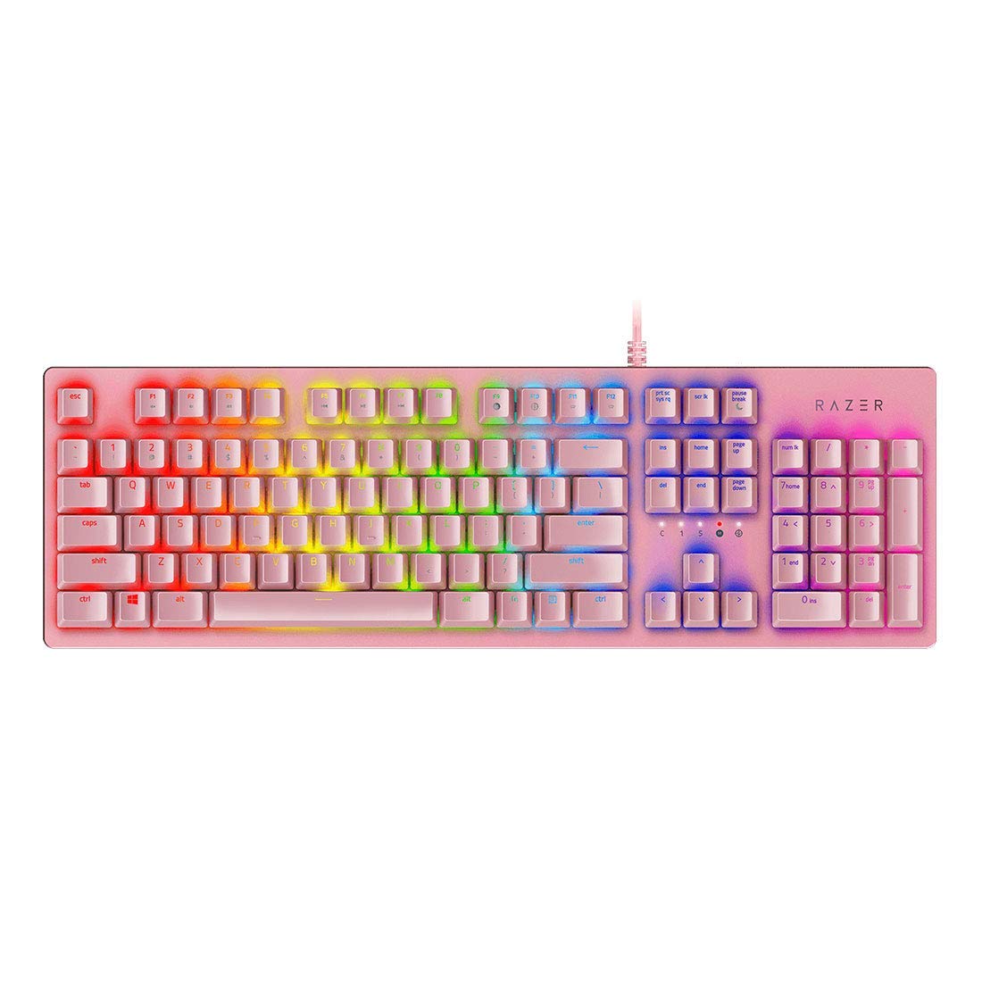 Razer Huntsman Gaming Keyboard - Opto-Mechanical Switches - Quartz Pink