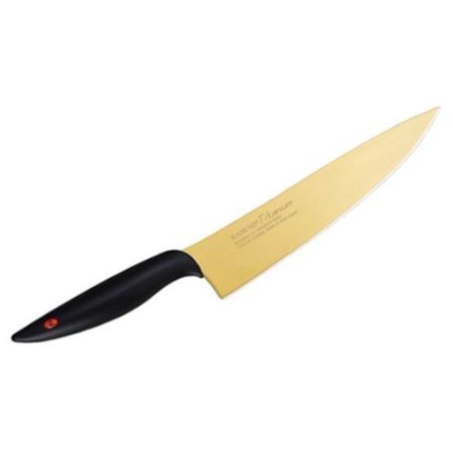 Chroma Kasumi Titanium: 7 3/4" Chef Knife - Gold